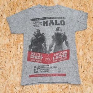 Halo Heather Gray Logo Tee